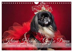 Cover Kleine Hunde - Große Diven (Wandkalender 2026 DIN A4 quer), CALVENDO Monatskalender
