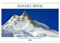 MANASLU HIMAL gewaltige Bergriesen (Tischkalender 2026 DIN A5 quer), CALVENDO Monatskalender