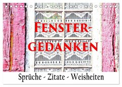 Fenster Gedanken (Tischkalender 2026 DIN A5 quer), CALVENDO Monatskalender Fenster Gedanken (Tischkalender 2026 DIN A5 quer), CALVENDO Monatskalender