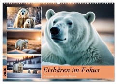 Cover Eisbären im Fokus (Wandkalender 2026 DIN A2 quer), CALVENDO Monatskalender