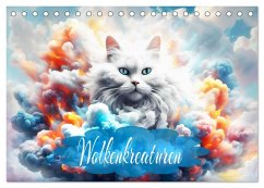 Cover Wolkenkreaturen (Tischkalender 2026 DIN A5 quer), CALVENDO Monatskalender