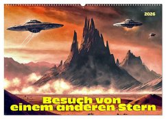 Besuch von einem anderen Stern (Wandkalender 2026 DIN A2 quer), CALVENDO Monatskalender Besuch von einem anderen Stern (Wandkalender 2026 DIN A2 quer), CALVENDO Monatskalender