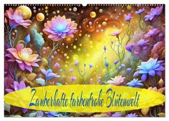 Zauberhafte farbenfrohe Blütenwelt (Wandkalender 2026 DIN A2 quer), CALVENDO Monatskalender