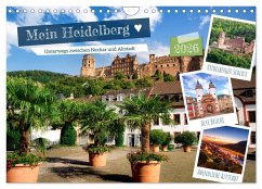 Mein Heidelberg - Unterwegs zwischen Neckar und Altstadt (Wandkalender 2026 DIN A4 quer), CALVENDO Monatskalender Mein Heidelberg - Unterwegs zwischen Neckar und Altstadt (Wandkalender 2026 DIN A4 quer), CALVENDO Monatskalender