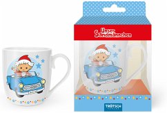 TRÖTSCH - Unser Sandmännchen Kindertasse Geschenktasse aus Porzellan Sandmännchen im Auto