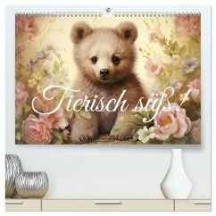 Tierisch süß! (hochwertiger Premium Wandkalender 2026 DIN A2 quer), Kunstdruck in Hochglanz Tierisch süß! (hochwertiger Premium Wandkalender 2026 DIN A2 quer), Kunstdruck in Hochglanz