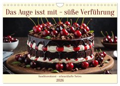 Cover Das Auge isst mit - Süße Verführung (Wandkalender 2026 DIN A4 quer), CALVENDO Monatskalender