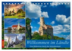 Willkommen im Ländle (Tischkalender 2026 DIN A5 quer), CALVENDO Monatskalender