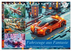 Cover Fahrzeuge aus Fantasie (Tischkalender 2026 DIN A5 quer), CALVENDO Monatskalender