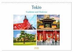 Tokio - Tradition und Moderne (Wandkalender 2026 DIN A3 quer), CALVENDO Monatskalender Tokio - Tradition und Moderne (Wandkalender 2026 DIN A3 quer), CALVENDO Monatskalender