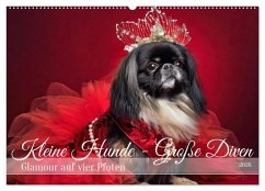 Cover Kleine Hunde - Große Diven (Wandkalender 2026 DIN A2 quer), CALVENDO Monatskalender