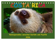 Cover Costa Rica - Naturparadies zwischen Karibik und Pazifik (Tischkalender 2026 DIN A5 quer), CALVENDO Monatskalender
