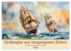 Cover Großsegler aus vergangenen Zeiten (Wandkalender 2026 DIN A4 quer), CALVENDO Monatskalender