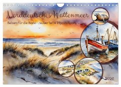 Cover Norddeutsches Wattenmeer (Wandkalender 2026 DIN A4 quer), CALVENDO Monatskalender