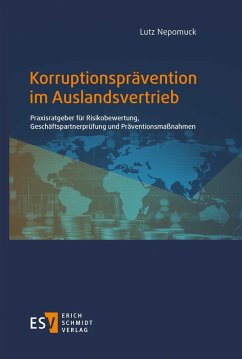 Cover Korruptionsprävention im Auslandsvertrieb