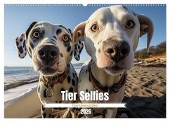 Tier Selfies (Wandkalender 2026 DIN A2 quer), CALVENDO Monatskalender