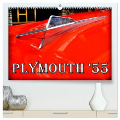 Cover PLYMOUTH '55 (hochwertiger Premium Wandkalender 2026 DIN A2 quer), Kunstdruck in Hochglanz