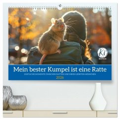 Cover Mein bester Kumpel ist eine Ratte (hochwertiger Premium Wandkalender 2026 DIN A2 quer), Kunstdruck in Hochglanz