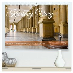 Cover Karlovy Vary - Stadt der heilenden Quellen (hochwertiger Premium Wandkalender 2026 DIN A2 quer), Kunstdruck in Hochglanz