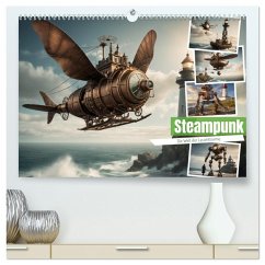 Steampunk - Die Welt der Leuchttürme (hochwertiger Premium Wandkalender 2026 DIN A2 quer), Kunstdruck in Hochglanz Steampunk - Die Welt der Leuchttürme (hochwertiger Premium Wandkalender 2026 DIN A2 quer), Kunstdruck in Hochglanz