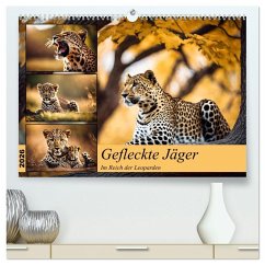 Cover Gefleckte Jäger (hochwertiger Premium Wandkalender 2026 DIN A2 quer), Kunstdruck in Hochglanz