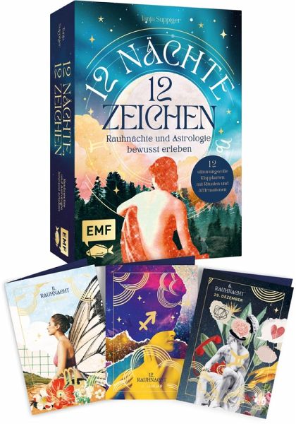 Kartenset: 12 Nächte, 12 Zeichen Rauhnächte und Astrologie bewusst erleben - mit Ritualen, Affirmationen und Videomeditationen Kartenset: 12 Nächte, 12 Zeichen Rauhnächte und Astrologie bewusst erleben - mit Ritualen, Affirmationen und Videomeditationen