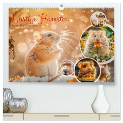 Lustige Hamster (hochwertiger Premium Wandkalender 2026 DIN A2 quer), Kunstdruck in Hochglanz