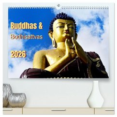 Cover Buddhas & Bhodisattvas (hochwertiger Premium Wandkalender 2026 DIN A2 quer), Kunstdruck in Hochglanz