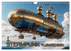 Steampunk Flugmaschinen (Wandkalender 2026 DIN A4 quer), CALVENDO Monatskalender Steampunk Flugmaschinen (Wandkalender 2026 DIN A4 quer), CALVENDO Monatskalender