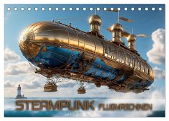 Steampunk Flugmaschinen (Tischkalender 2026 DIN A5 quer), CALVENDO Monatskalender Steampunk Flugmaschinen (Tischkalender 2026 DIN A5 quer), CALVENDO Monatskalender