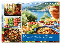 Cover Mediterrane Küche (Tischkalender 2026 DIN A5 quer), CALVENDO Monatskalender
