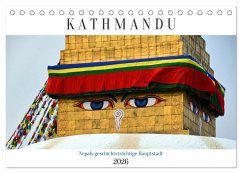 KATHMANDU, Nepals Hauptstadt (Tischkalender 2026 DIN A5 quer), CALVENDO Monatskalender