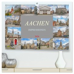 Cover Aachen Impressionen (hochwertiger Premium Wandkalender 2026 DIN A2 quer), Kunstdruck in Hochglanz