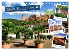 Mein Heidelberg - Unterwegs zwischen Neckar und Altstadt (Tischkalender 2026 DIN A5 quer), CALVENDO Monatskalender Mein Heidelberg - Unterwegs zwischen Neckar und Altstadt (Tischkalender 2026 DIN A5 quer), CALVENDO Monatskalender