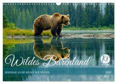Cover Wildes Bärenland (Wandkalender 2026 DIN A3 quer), CALVENDO Monatskalender