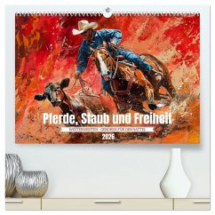 Pferde, Staub und Freiheit (hochwertiger Premium Wandkalender 2026 DIN A2 quer), Kunstdruck in Hochglanz Cover Pferde, Staub und Freiheit (hochwertiger Premium Wandkalender 2026 DIN A2 quer), Kunstdruck in Hochglanz
