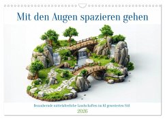 Mit den Augen spazieren gehen (Wandkalender 2026 DIN A3 quer), CALVENDO Monatskalender