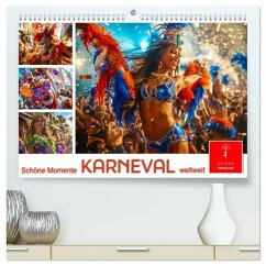 Cover Karneval - schöne Momente weltweit (hochwertiger Premium Wandkalender 2026 DIN A2 quer), Kunstdruck in Hochglanz