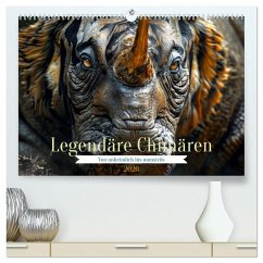 Legendäre Chimären - Von unheimlich bis monströs (hochwertiger Premium Wandkalender 2026 DIN A2 quer), Kunstdruck in Hochglanz
