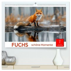 Cover Fuchs - schöne Momente (hochwertiger Premium Wandkalender 2026 DIN A2 quer), Kunstdruck in Hochglanz