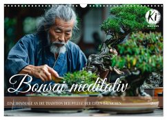 Cover Bonsai meditativ (Wandkalender 2026 DIN A3 quer), CALVENDO Monatskalender