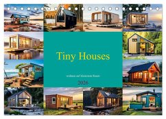 Cover Tiny Houses - wohnen auf kleinstem Raum (Tischkalender 2026 DIN A5 quer), CALVENDO Monatskalender