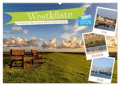 Westküste - Zwischen St. Peter Ording, Büsum und Elbe (Wandkalender 2026 DIN A2 quer), CALVENDO Monatskalender