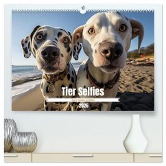 Tier Selfies (hochwertiger Premium Wandkalender 2026 DIN A2 quer), Kunstdruck in Hochglanz Tier Selfies (hochwertiger Premium Wandkalender 2026 DIN A2 quer), Kunstdruck in Hochglanz