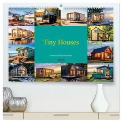 Cover Tiny Houses - wohnen auf kleinstem Raum (hochwertiger Premium Wandkalender 2026 DIN A2 quer), Kunstdruck in Hochglanz