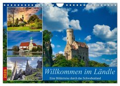 Willkommen im Ländle (Wandkalender 2026 DIN A4 quer), CALVENDO Monatskalender