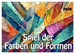Cover Spiel der Farben und Formen (Wandkalender 2026 DIN A4 quer), CALVENDO Monatskalender