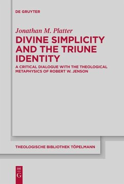 Divine Simplicity and the Triune Identity - Platter, Jonathan M.