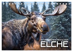Im magischen Reich der Elche (Tischkalender 2026 DIN A5 quer), CALVENDO Monatskalender Im magischen Reich der Elche (Tischkalender 2026 DIN A5 quer), CALVENDO Monatskalender