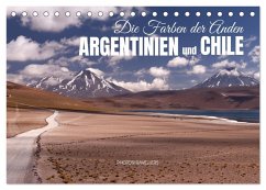 Cover Die Farben der Anden - Argentinien und Chile (Tischkalender 2026 DIN A5 quer), CALVENDO Monatskalender